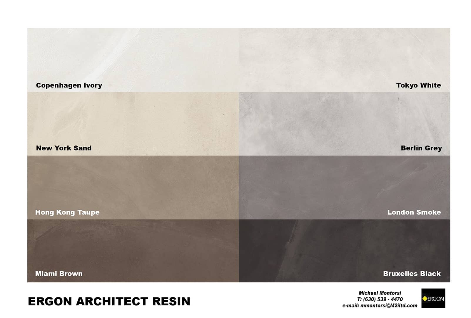 Architect Resin Colors