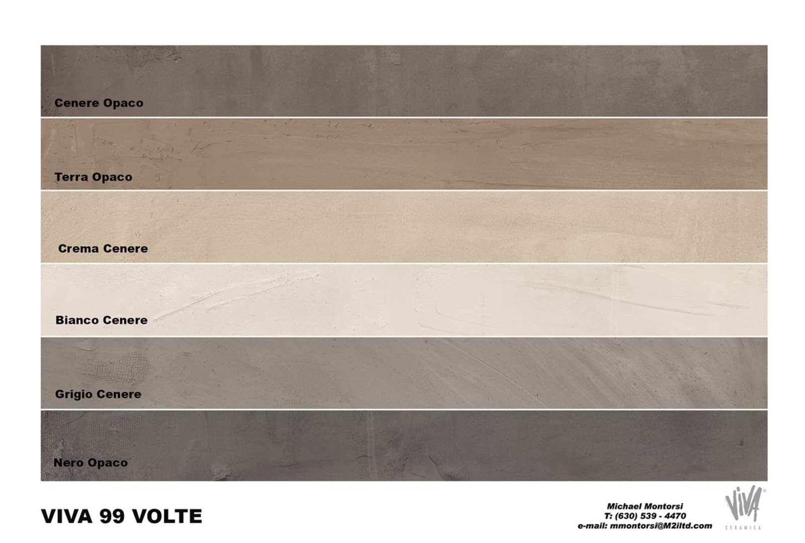 99 Volte tile collection by Viva
