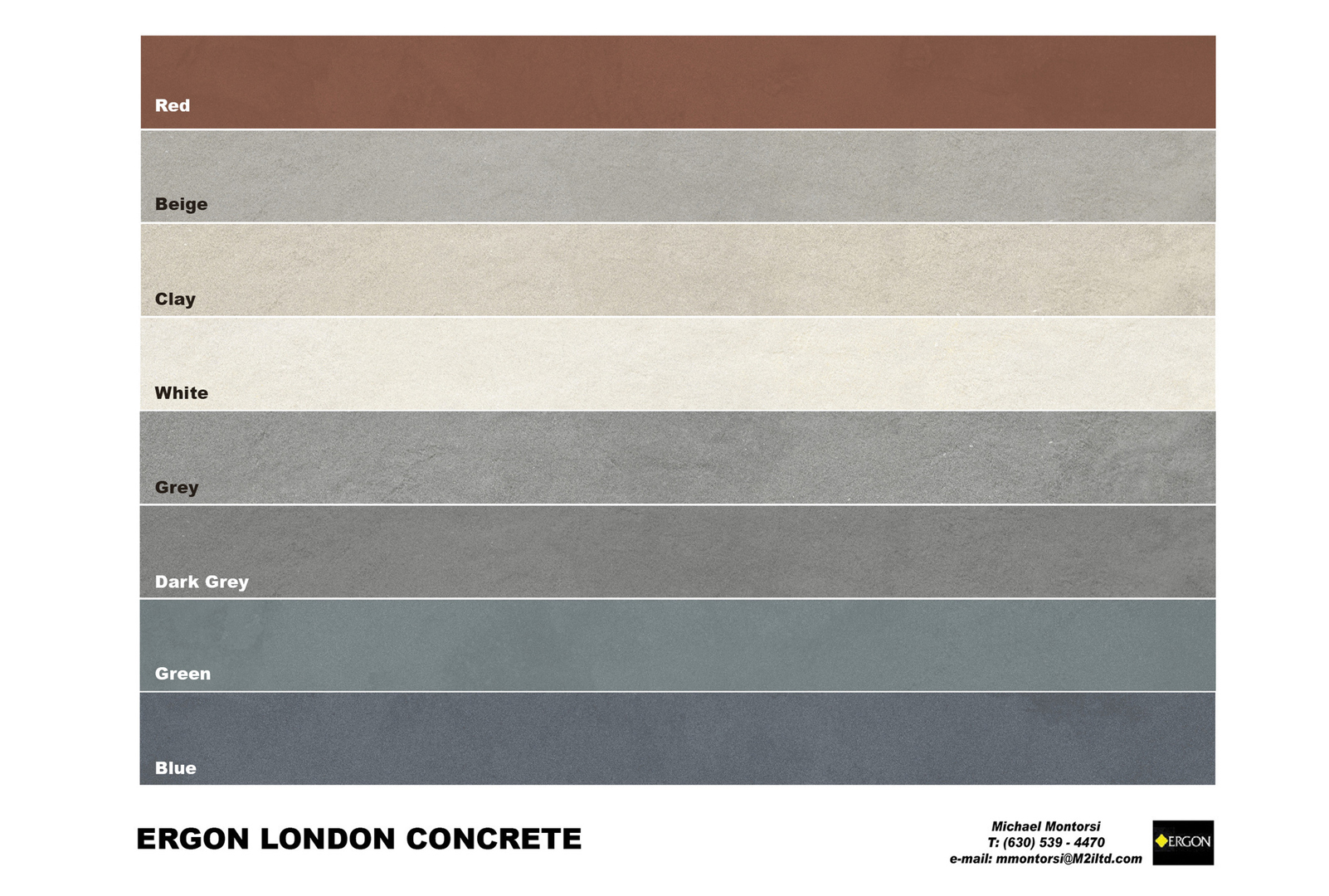 Ergon London Concrete Colors